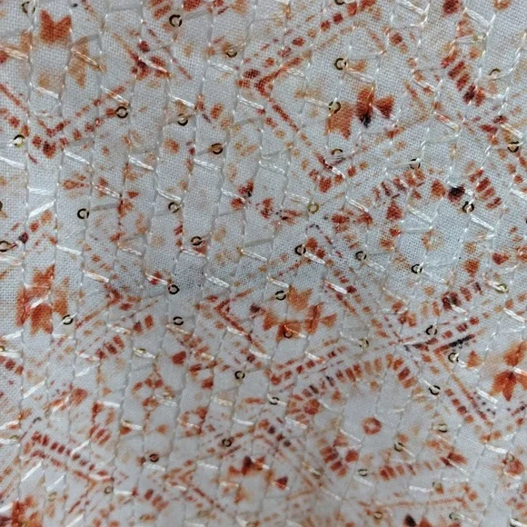 SKAVIJ Men’s Embroidered Sequined Kurta with Pajama 2-Piece Set Size Large - Picture 15 of 15